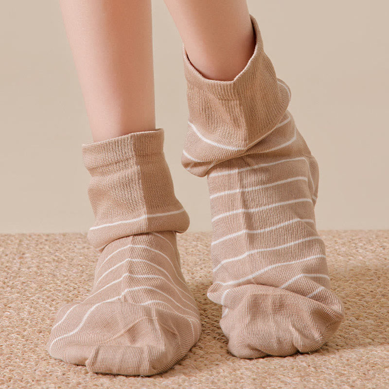Plusock Cotton Stripe Sleep Socks(5 Pairs) - image 9