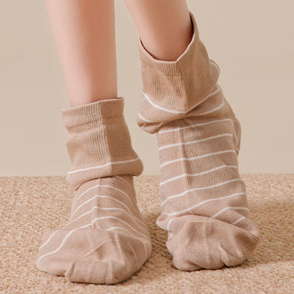 Plusock Cotton Stripe Sleep Socks(5 Pairs) - image 9