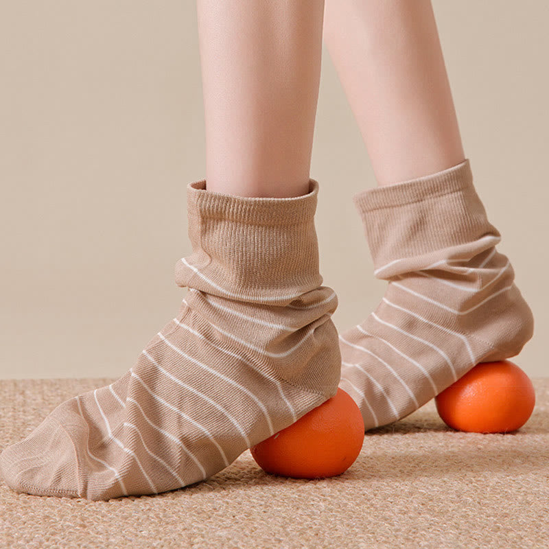 Plusock Cotton Stripe Sleep Socks(5 Pairs) - image 10