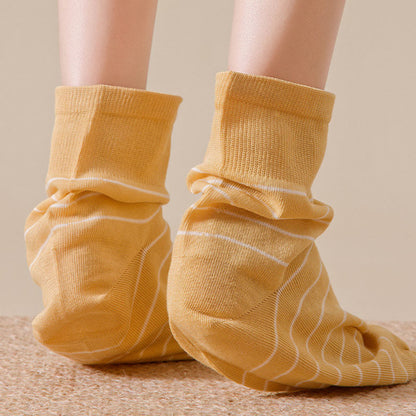Plusock Cotton Stripe Sleep Socks(5 Pairs) - image 8