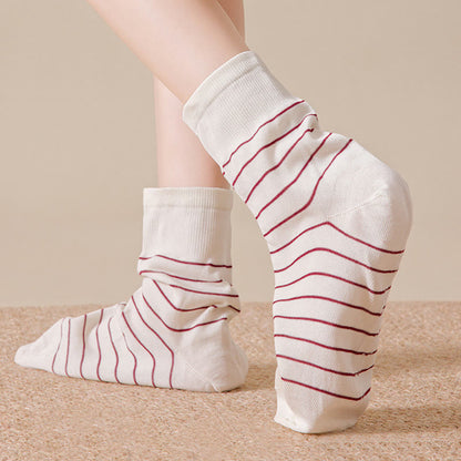 Plusock Cotton Stripe Sleep Socks(5 Pairs) - image 3