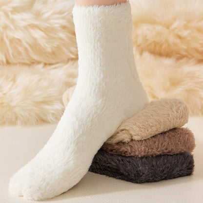 Plusock Thick Fluffy Sleep Socks(3 Pairs) - image 4