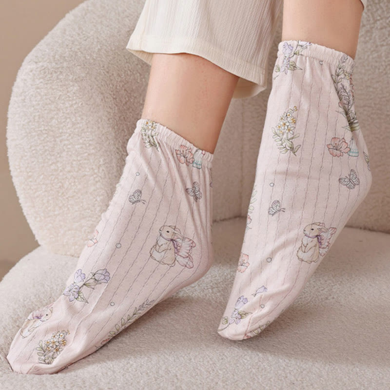 Plusock Cloud Soft Cotton Sleep Socks(2 Pairs) - image 2