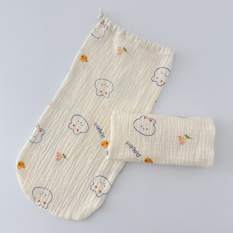 Plusock Adjustable Skin Friendly Cotton Sleep Socks - Rabbit - L - image 2