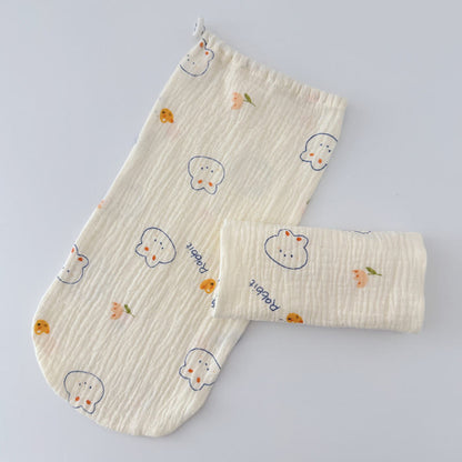 Plusock Adjustable Skin Friendly Cotton Sleep Socks - Rabbit - L - image 2