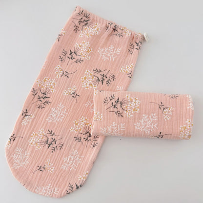 Plusock Adjustable Skin Friendly Cotton Sleep Socks - Pink - L - image 5