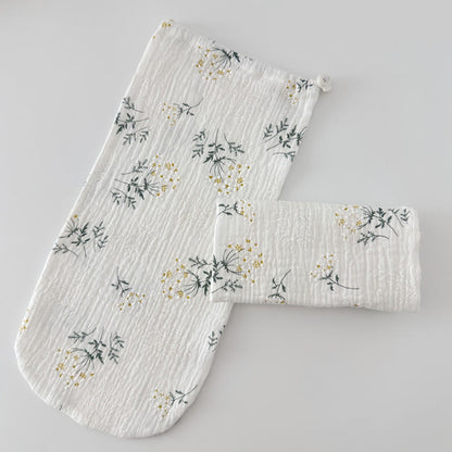 Plusock Adjustable Skin Friendly Cotton Sleep Socks - Flower - L - image 3