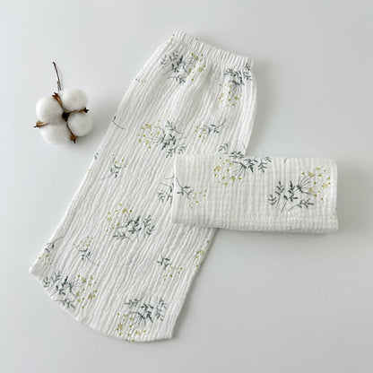 Plusock Safe Skin Friendly Cotton Sleep Socks - Flower - L - image 4
