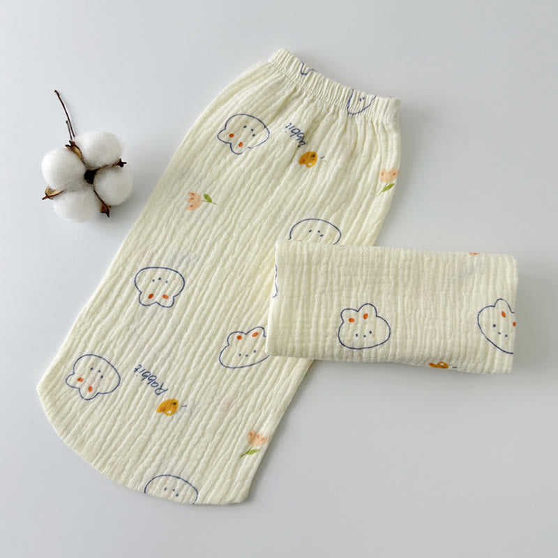 Plusock Safe Skin Friendly Cotton Sleep Socks - Rabbit - L - image 3