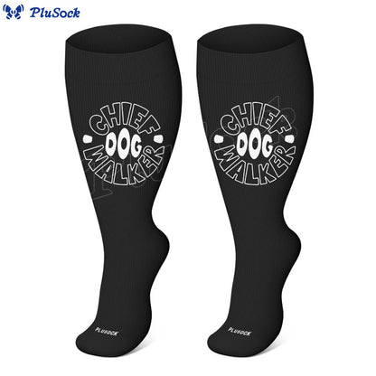 Plusock Plus Size Dog LoverCompression Socks(3 Pairs) - image 2