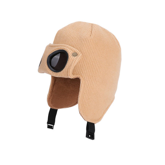 Plusock Sunglasses Ear Protection Beanie - Khaki - One Size - image 0