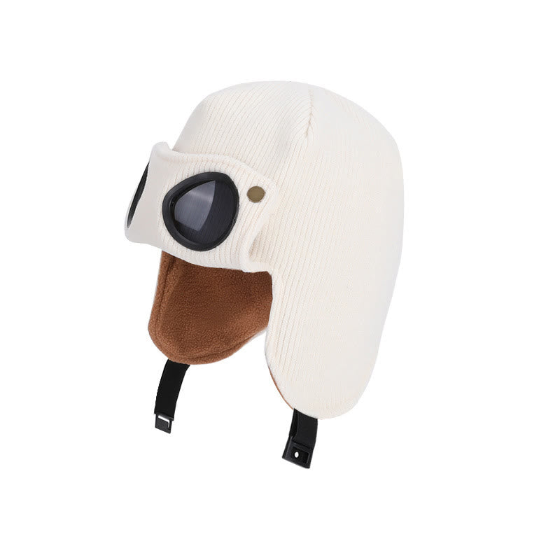Plusock Sunglasses Ear Protection Beanie - White - One Size - image 4