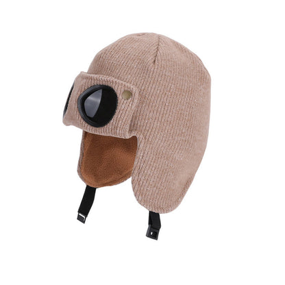 Plusock Sunglasses Ear Protection Beanie - Coffee - One Size - image 5