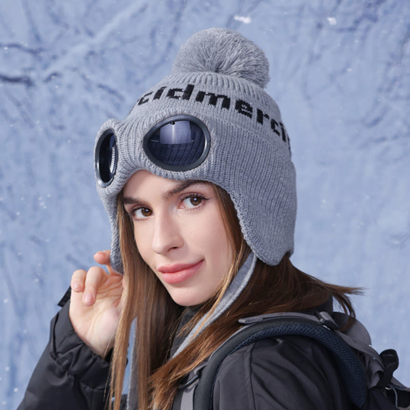 Plusock Windproof Warm Beanie - Grey - One Size - image 2