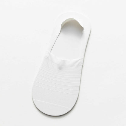 Plusock Ice Silk No Show Socks(5 Pairs) - White - EU38-43(US5-9) - image 14