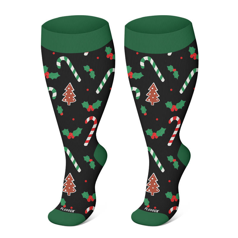 Plusock FREE Today: Plus Size Christmas Compression Socks - B - 4XL - image 7