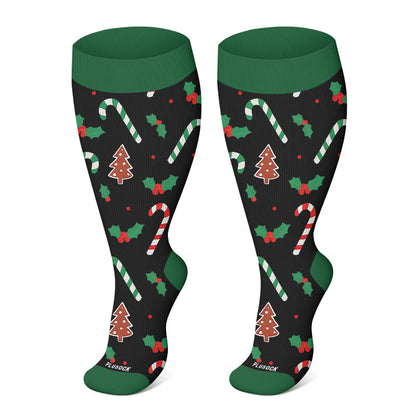 Plusock FREE Today: Plus Size Christmas Compression Socks - B - 4XL - image 7