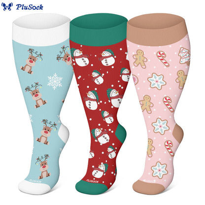 Plusock FREE Today: Plus Size Christmas Compression Socks - image 2