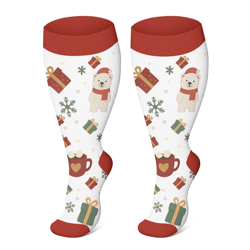 FREE Today: Plus Size Christmas Compression Socks - G - 4XL - image 8
