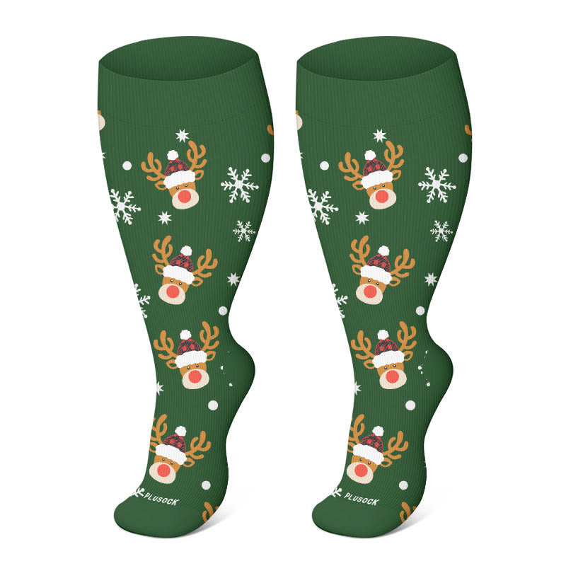 Plusock FREE Today: Plus Size Christmas Compression Socks - J - 4XL - image 15