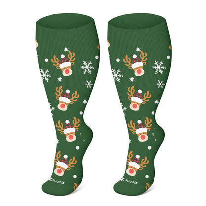 FREE Today: Plus Size Christmas Compression Socks - J - 4XL - image 9