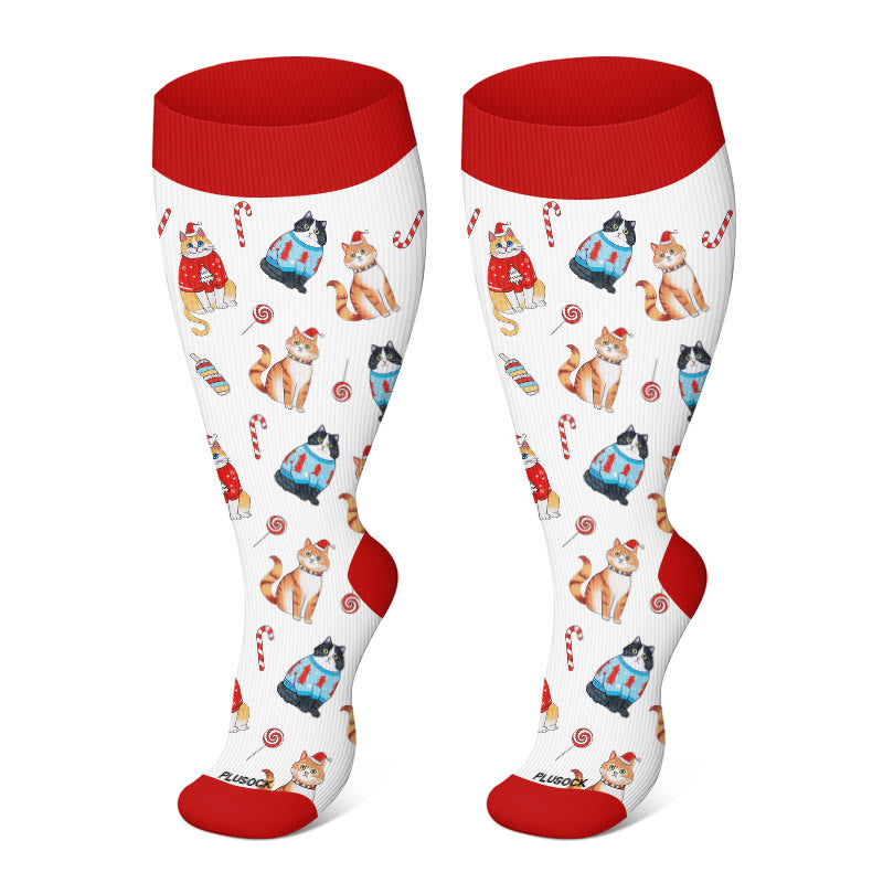 Plusock FREE Today: Plus Size Christmas Compression Socks - N - 4XL - image 19