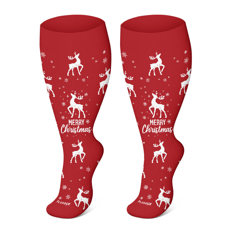 FREE Today: Plus Size Christmas Compression Socks - R - 4XL - image 15