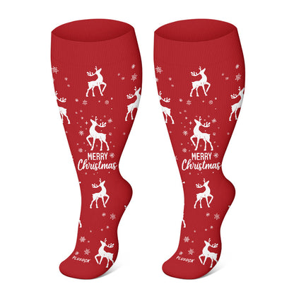FREE Today: Plus Size Christmas Compression Socks - R - 4XL - image 15