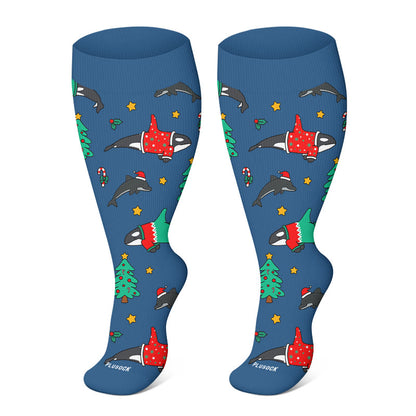 FREE Today: Plus Size Christmas Compression Socks - P - 4XL - image 13