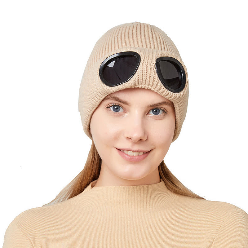 Plusock Keep warm Beanie With Goggles - image 4