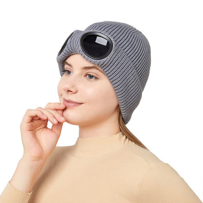 Plusock Keep warm Beanie With Goggles - image 7