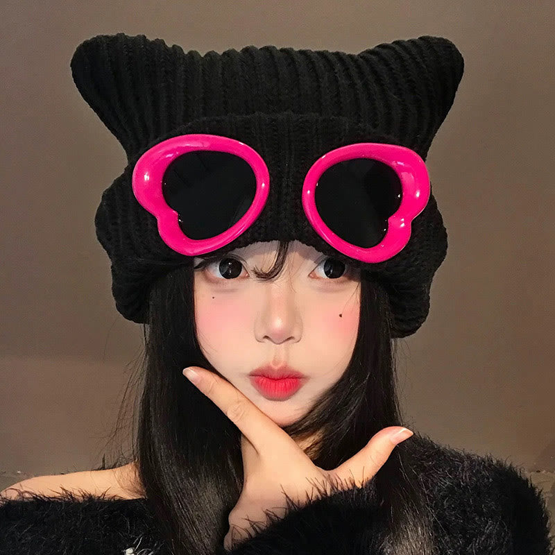 Plusock Eye Catching Design Beanie With Goggles - image 2