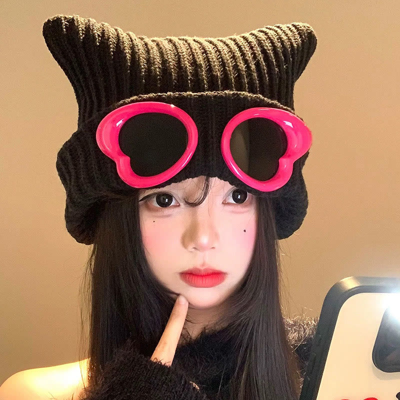 Plusock Eye Catching Design Beanie With Goggles - image 3