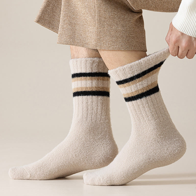 Plusock Two Tone Parallel Bars Quarter Socks(3 Pairs) - image 1