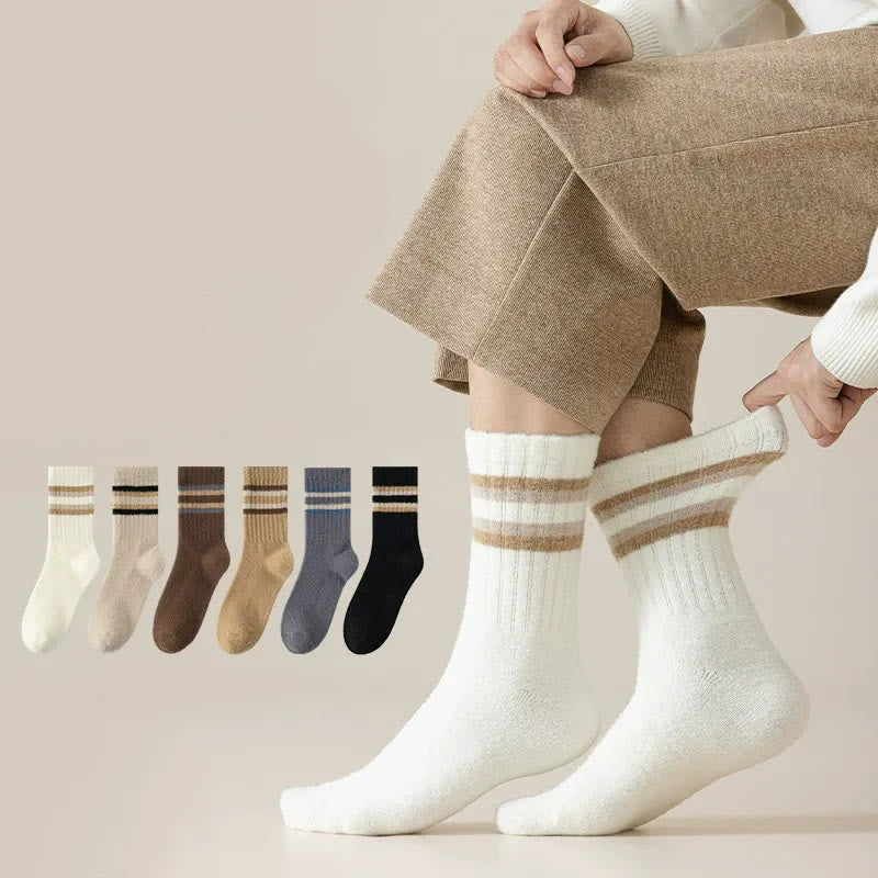 Plusock Two Tone Parallel Bars Quarter Socks(3 Pairs) - image 0