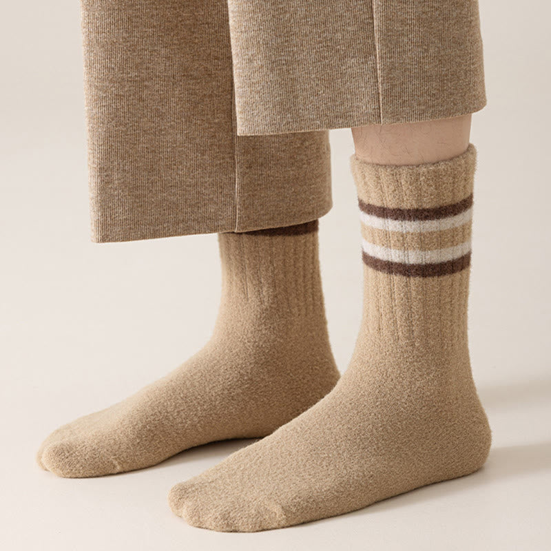 Plusock Two Tone Parallel Bars Quarter Socks(3 Pairs) - image 3