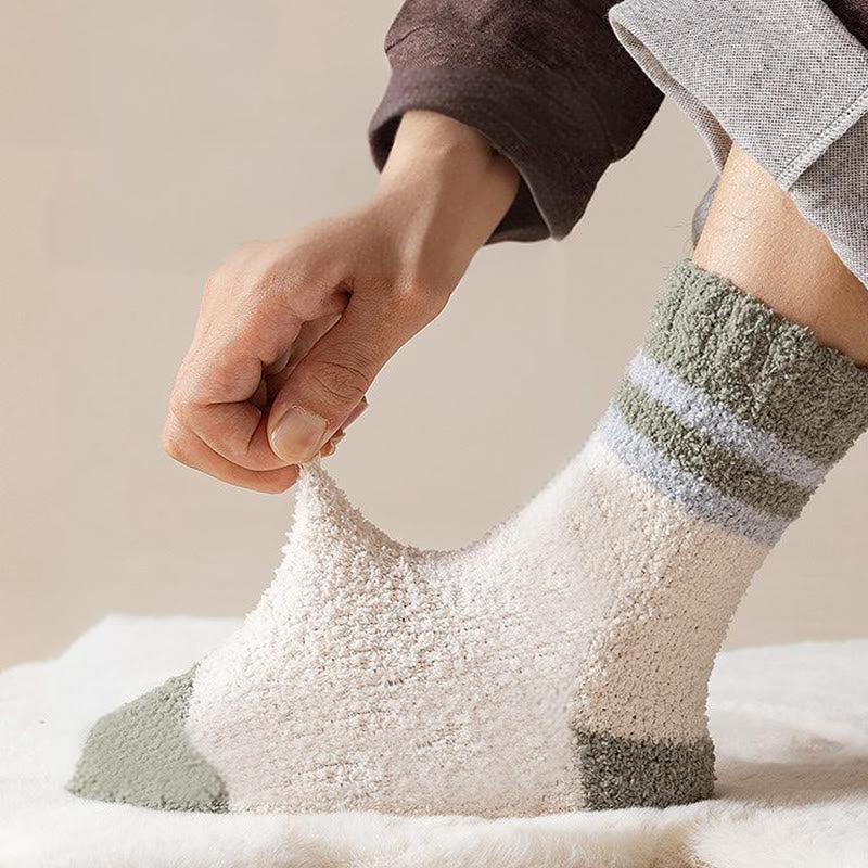 Plusock Fleece Winter Quarter Socks(7 Pairs) - image 1