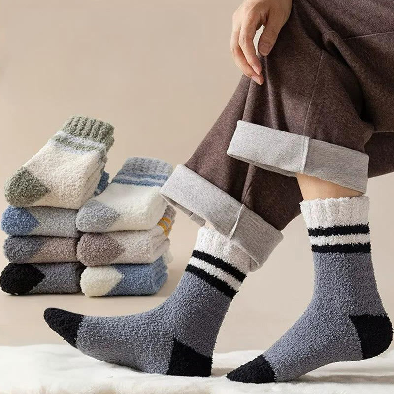 Plusock Fleece Winter Quarter Socks(7 Pairs) - image 0