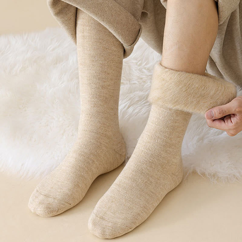 Plusock Cashmere Warm Knee High Socks - image 1