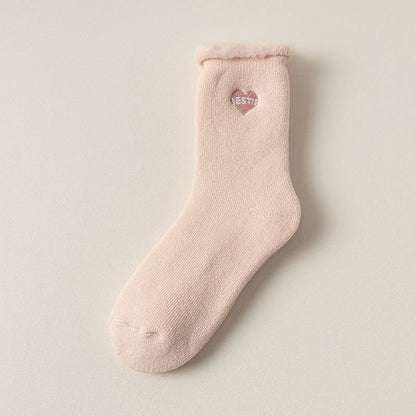 Plusock Full Fleece Quarter Socks(3 Pairs) - Pink - EU36-40(US3-7) - image 11