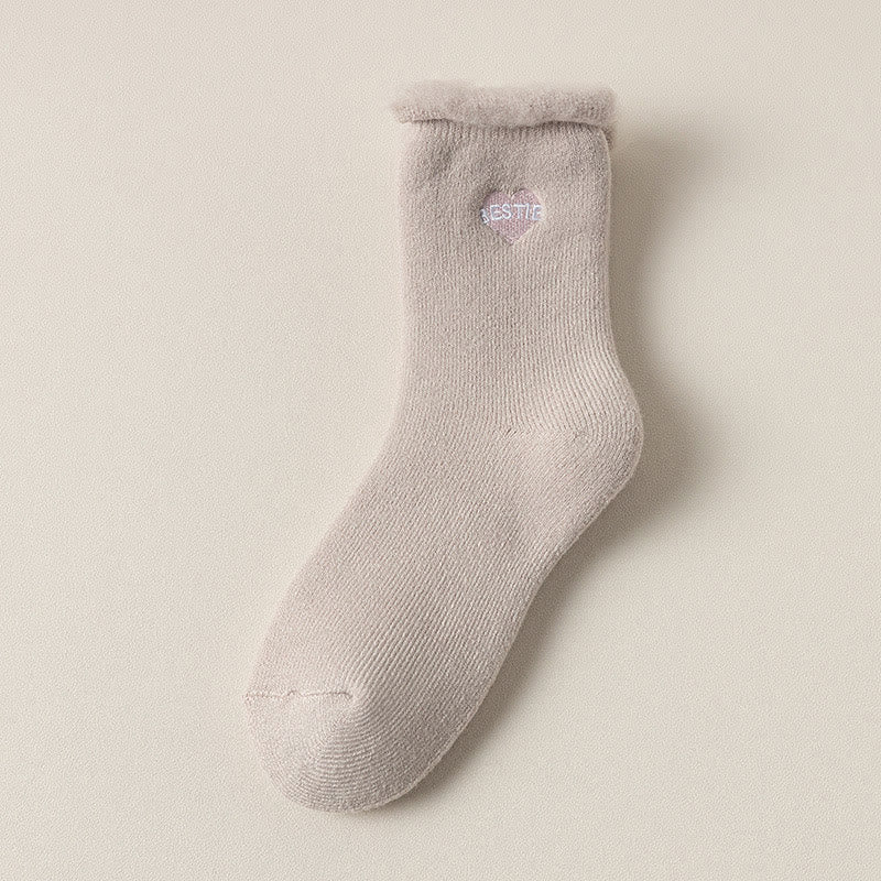 Plusock Full Fleece Quarter Socks(3 Pairs) - Dark Pink - EU36-40(US3-7) - image 10