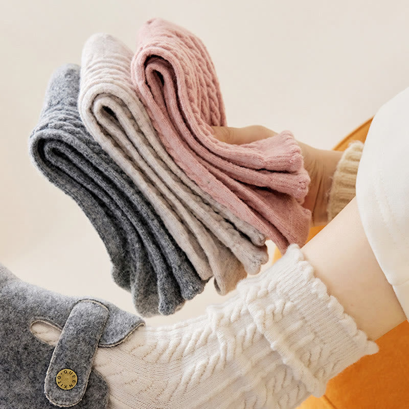 Plusock Plush Soft Quarter Socks(3 Pairs) - image 6