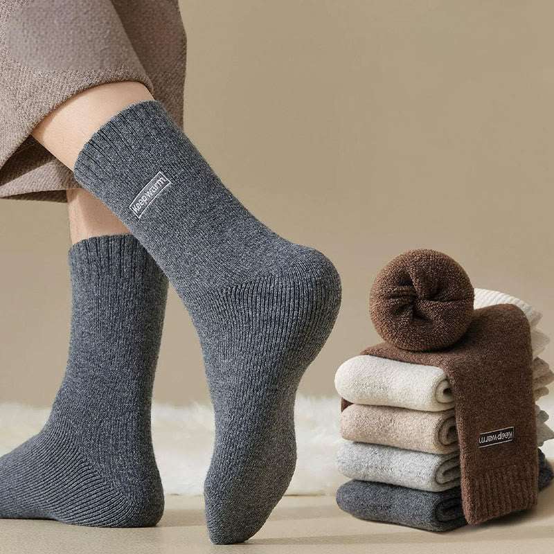 Plusock Keep Warm Quarter Socks(4 Pairs) - image 9