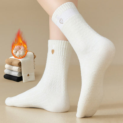 Plusock Heart Pattern Quarter Socks(3 Pairs) - image 0