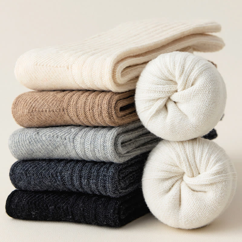 Plusock Cozy Sheep Wool Quarter Socks(3 Pairs) - image 9