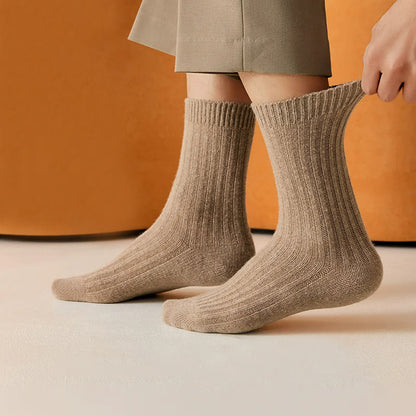 Plusock Cozy Sheep Wool Quarter Socks(3 Pairs) - image 7