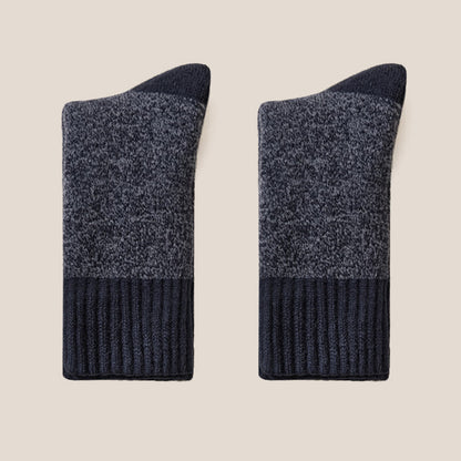 Plusock Cashmere Warmth Quarter Socks(2 Pairs) - Navy Blue - EU39-44(US6-10) - image 11