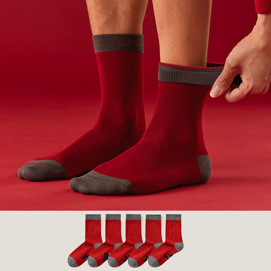 Plusock Good Fortune Quarter Socks(5 Pairs) - image 0