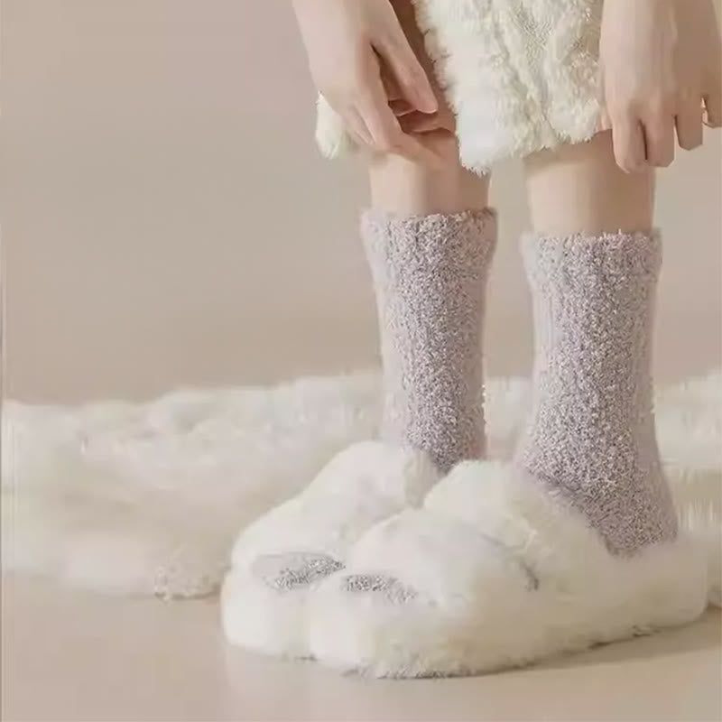 Plusock Anti Slip SoleQuarter Socks(4 Pairs) - image 3