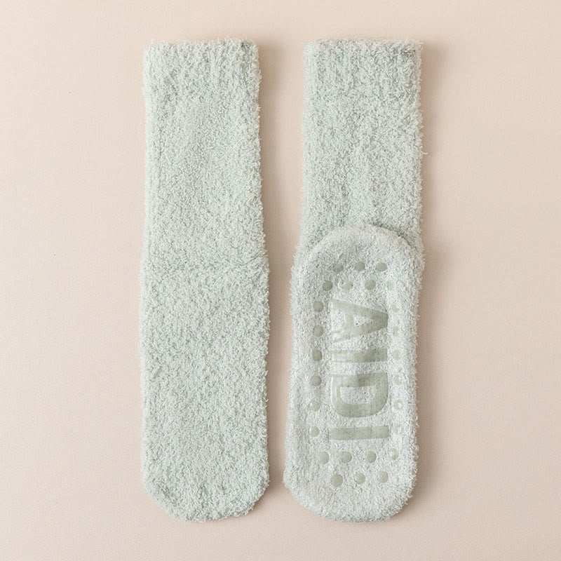 Plusock Anti Slip SoleQuarter Socks(4 Pairs) - Light Green - EU36-40(US3-7) - image 23